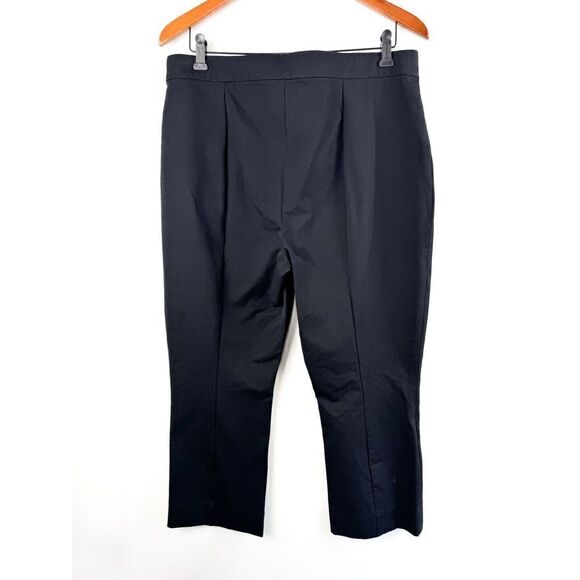 Everlane Womens The Curvy Side-Zip Work Pant Sz 16 Stretch Cotton Black - Picture 7 of 8